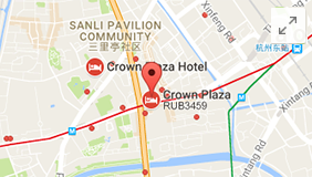 Crown Plaza Hangzhou Map Picture